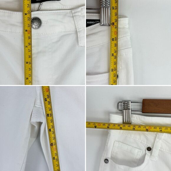 Buffalo David Bitton Jeans Womens 6/28 White Mid-Rise Stretch Soft Ankle Grazer - Picture 11 of 16